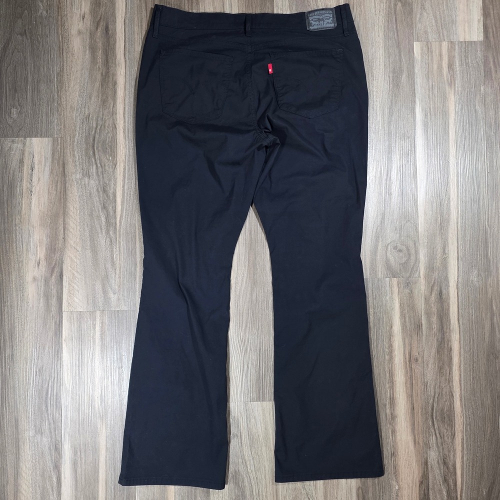 Levi Strauss & Co 725 High Rise Bootcut Black Pants W32 L30 19632-1769 - Picture 2 of 9